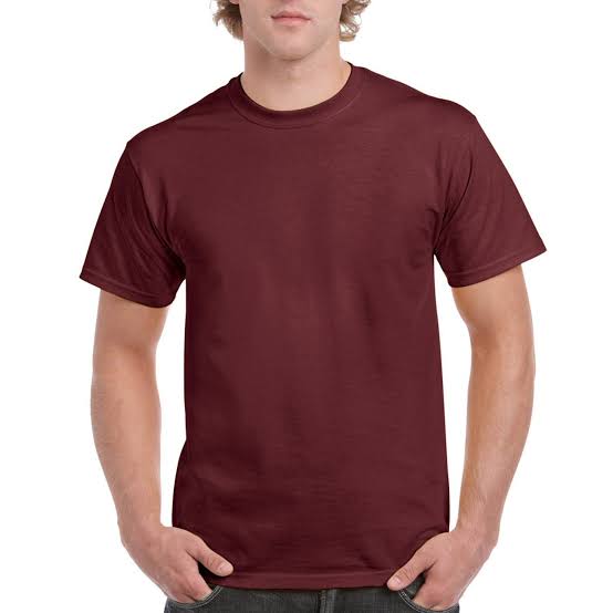 Casual Maroon Crew Neck