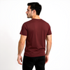 Casual Maroon Crew Neck
